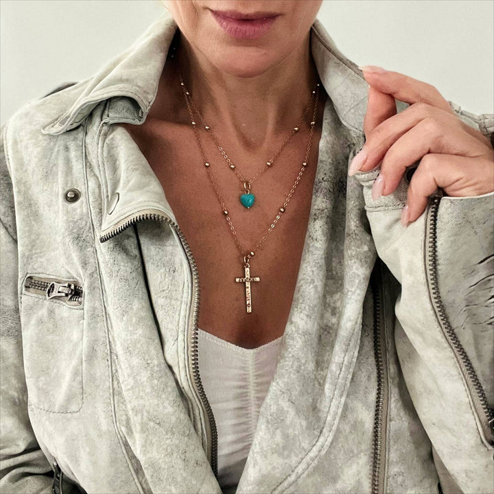 "Trust" Cross Dainty Necklace