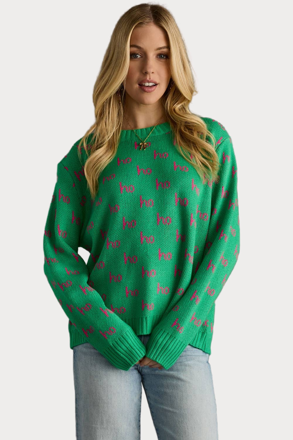 Ho Ho Ho Holiday Sweater