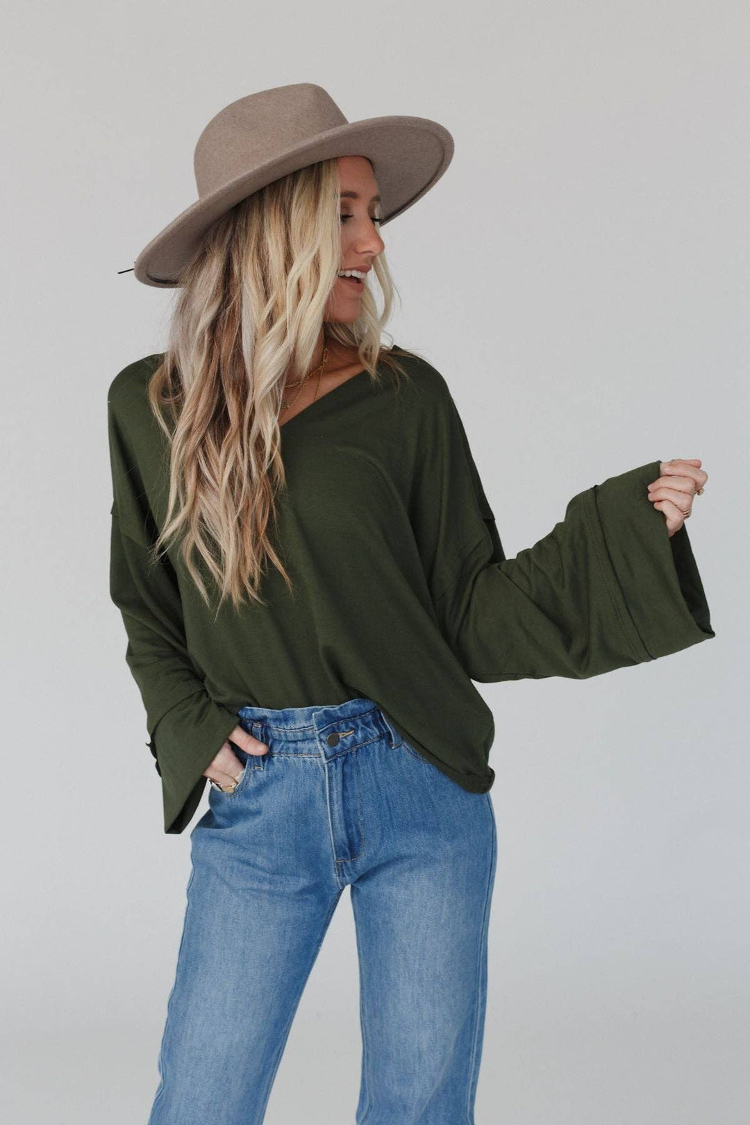 Love It V Neckline Top