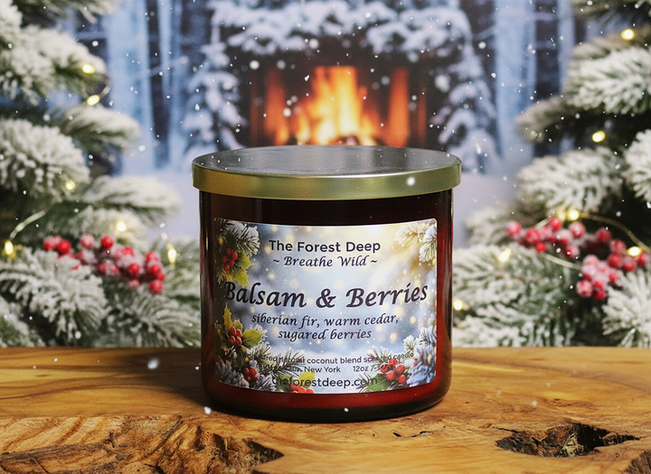 Balsam and Berries - Double Wick 15oz Candle