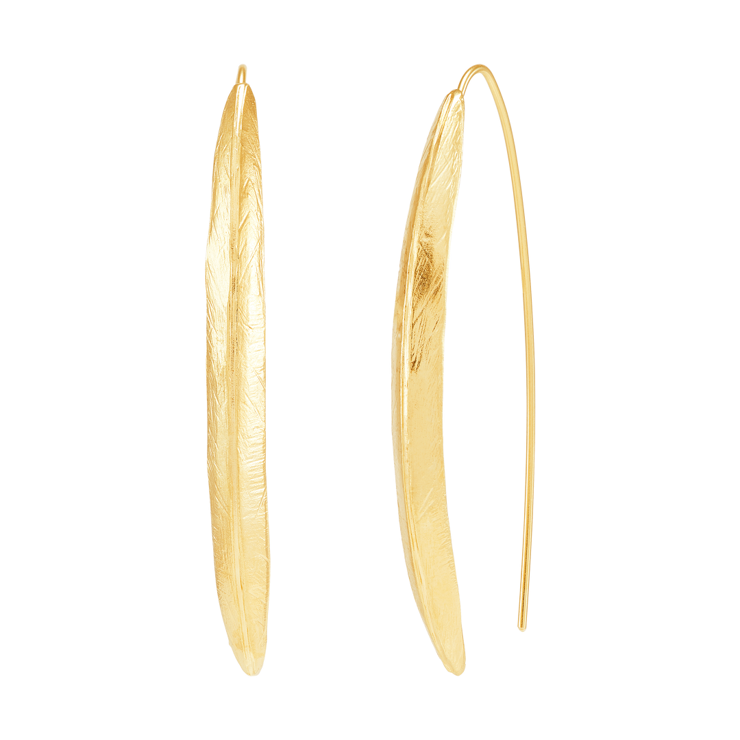 'Glowing Apart' 14K Gold-Plated Silver Drop Earrings