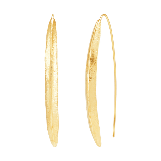 'Glowing Apart' 14K Gold-Plated Silver Drop Earrings
