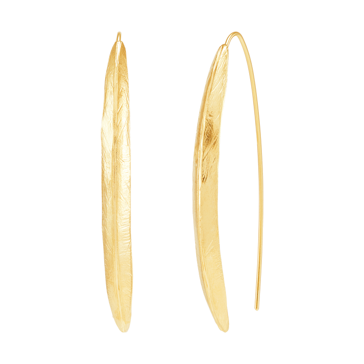 'Glowing Apart' 14K Gold-Plated Silver Drop Earrings