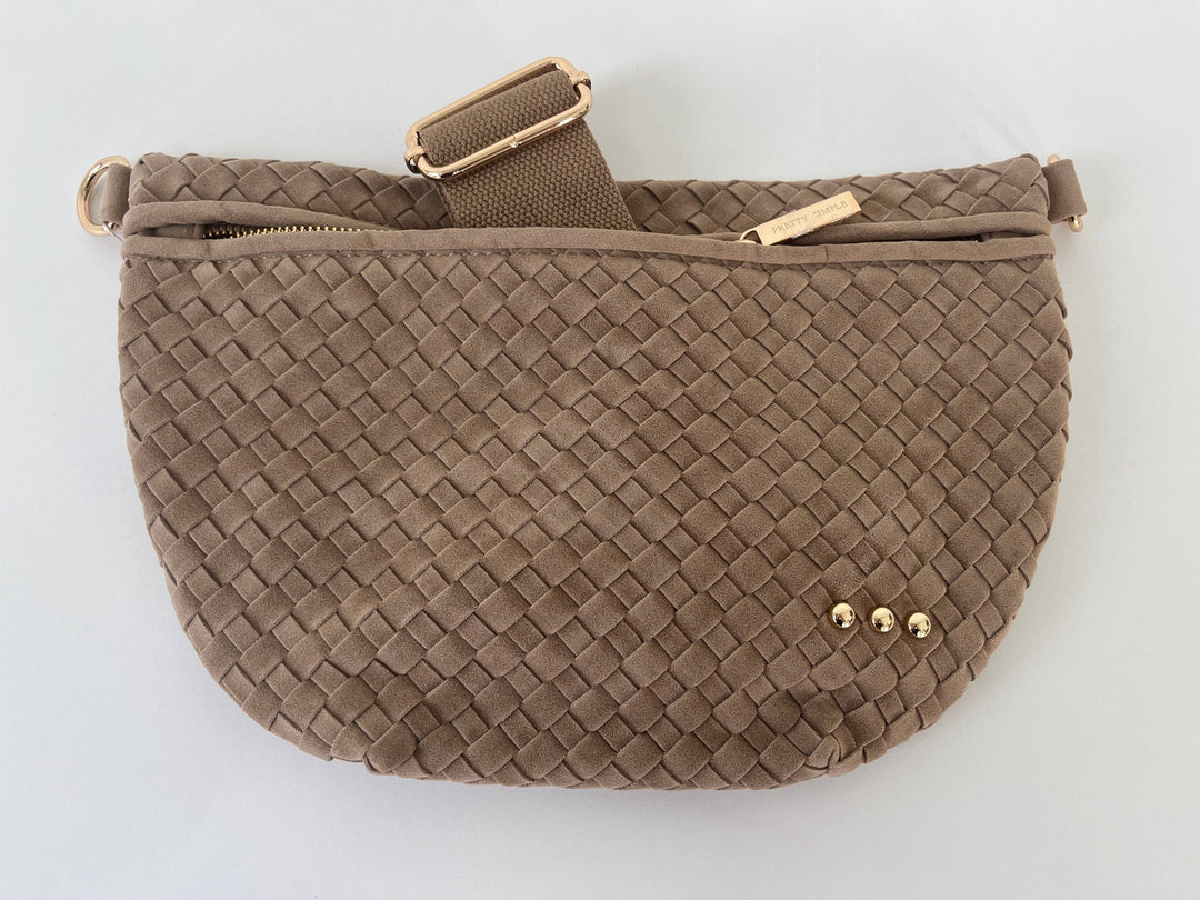 Westlyn Woven Bum Bag | Suede