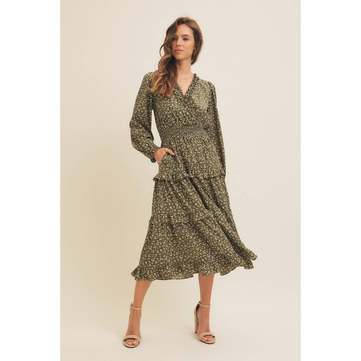 Ditsy Floral Midi Dress