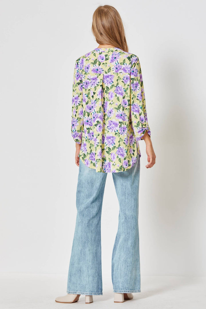 Lizzy 3/4 Sleeve Print Top