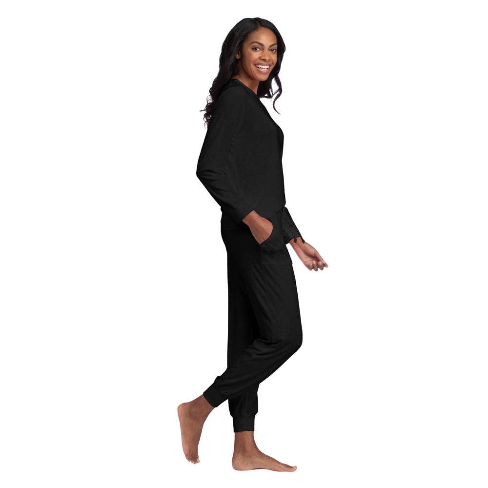 Dream Jersey Crew Neck Lounge Set - Oprah's Fave