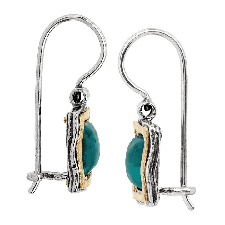 'Emerald Lake' Turquoise Earrings
