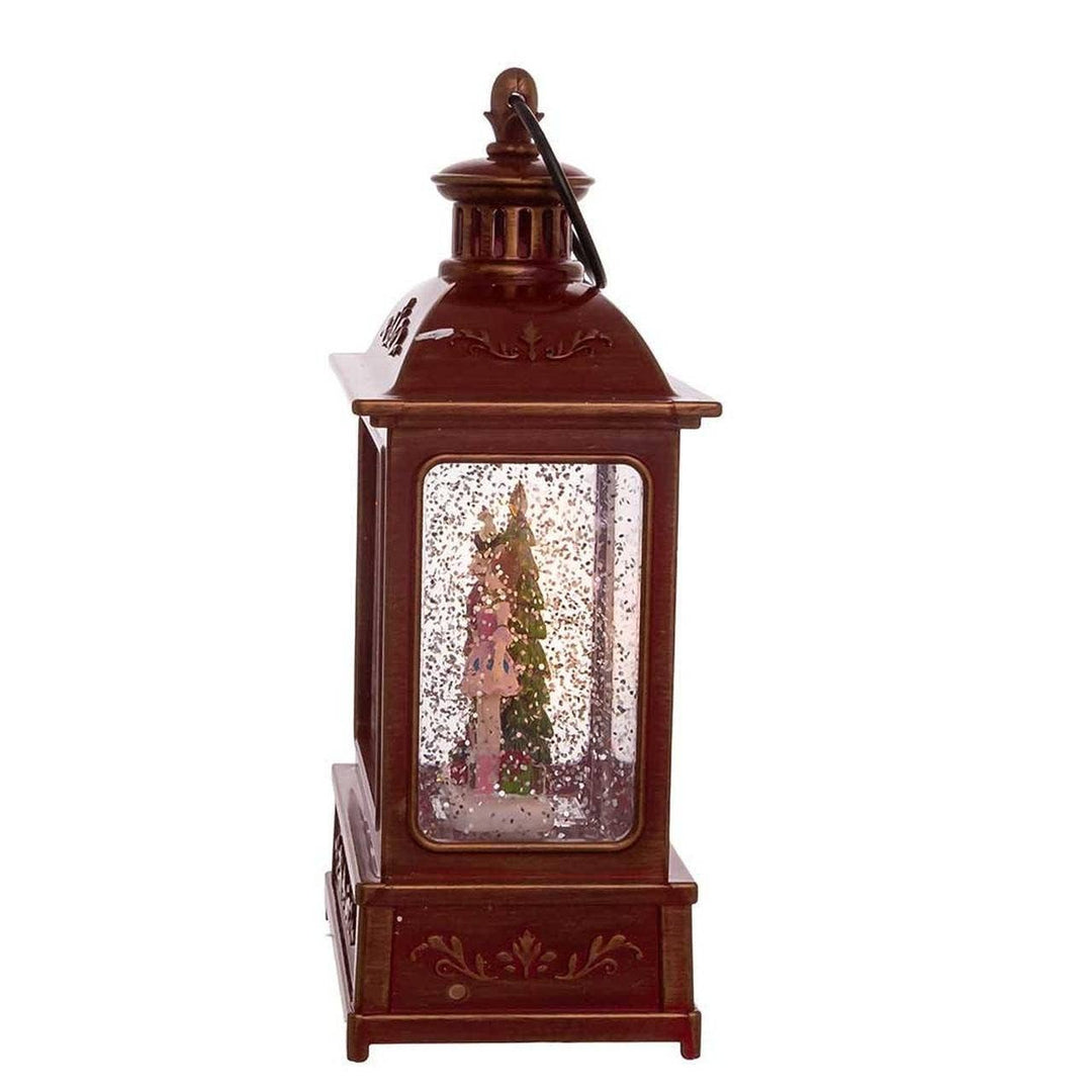 8"B/O LIT NUTCRACKER SWRL WATR LANTERN