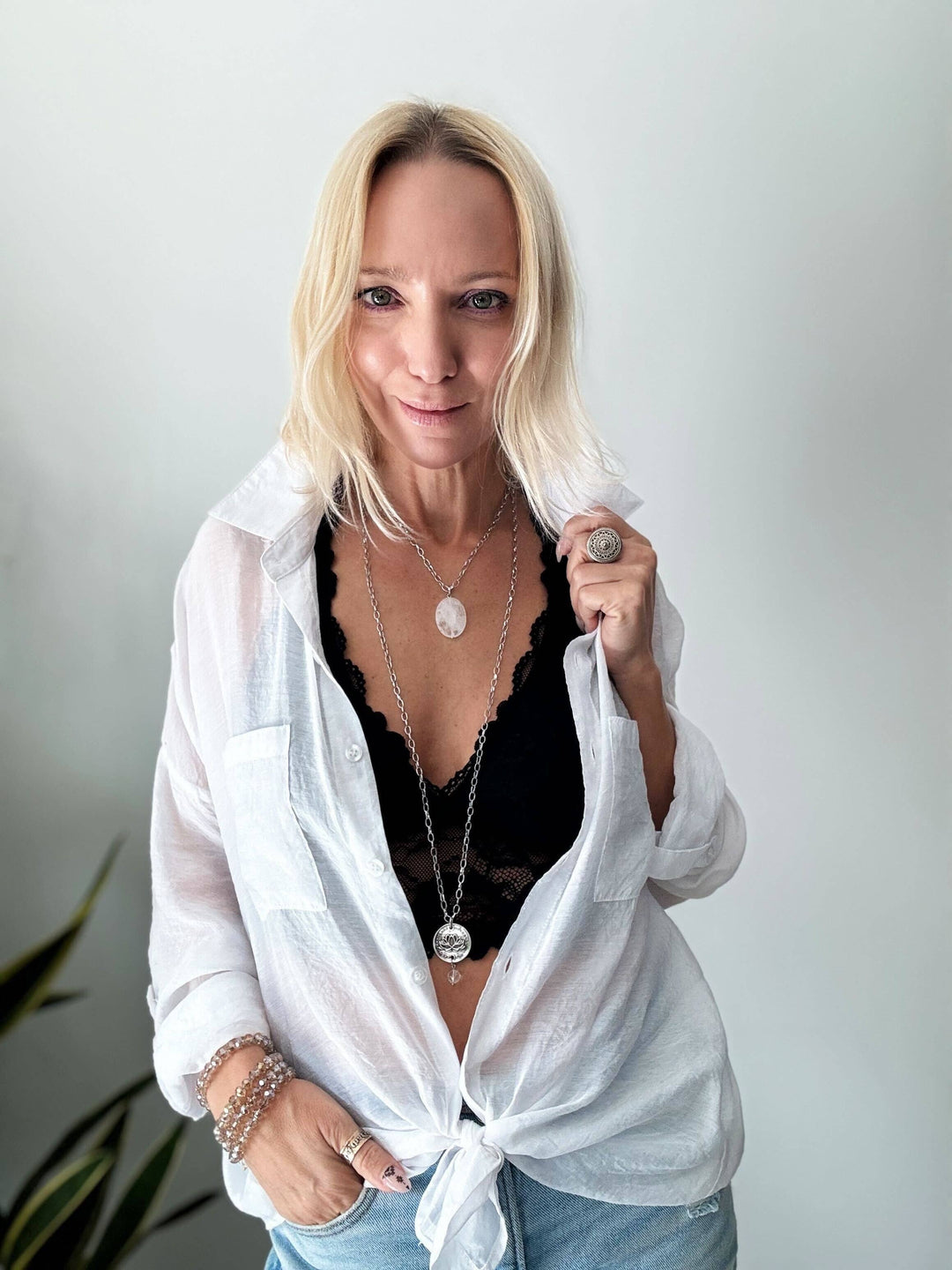 "Remember Who The Fuck You Are" Lotus Original Necklace