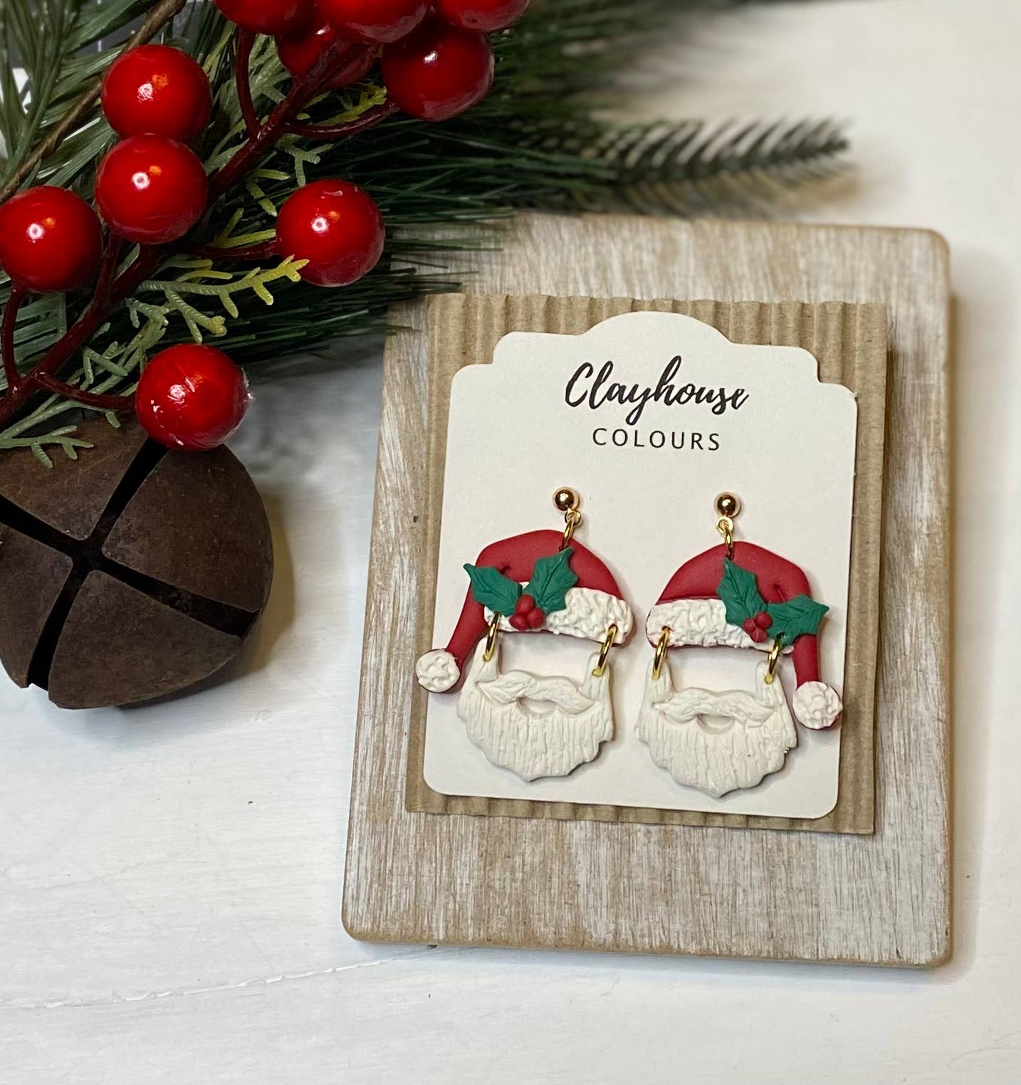 Santa Dangle Earrings