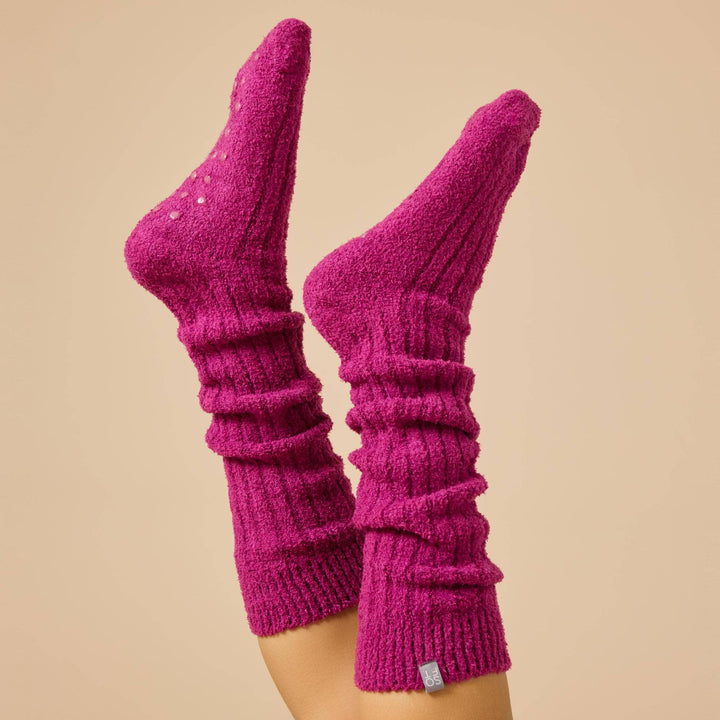 Slouchy Marshmallow Socks with Grippers