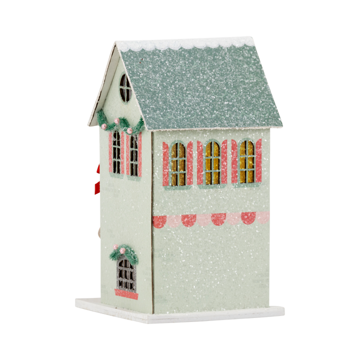 VIL1155 - Mint Cake Shoppe Light Up Christmas Village House
