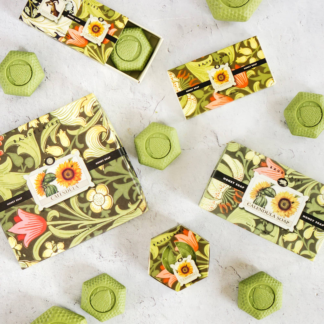 Calendula Honey Soap 3.5oz - 2 Bar Gift Box
