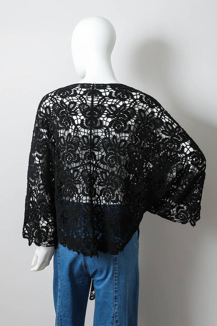 Crochet Floral Petal Wrap