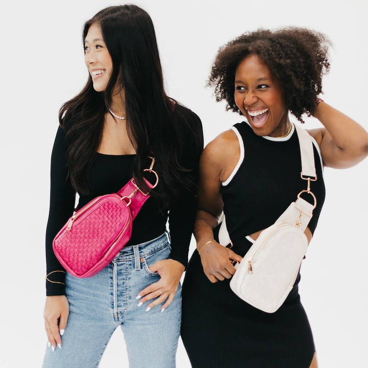Waverly Woven Sling Bag (Free Strap Extender!)