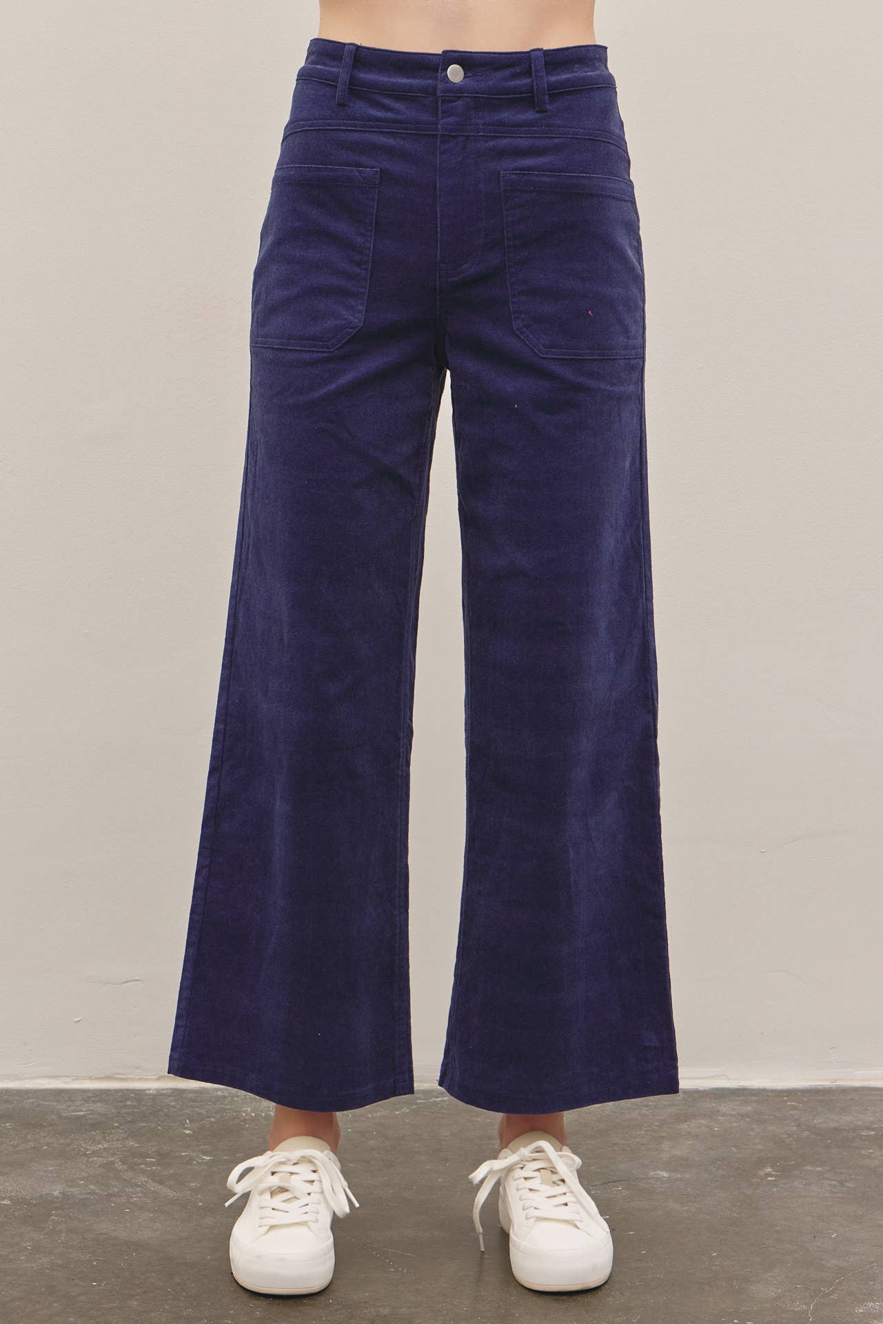 COZY CHIC WIDE LEG CORDUROY PANTS