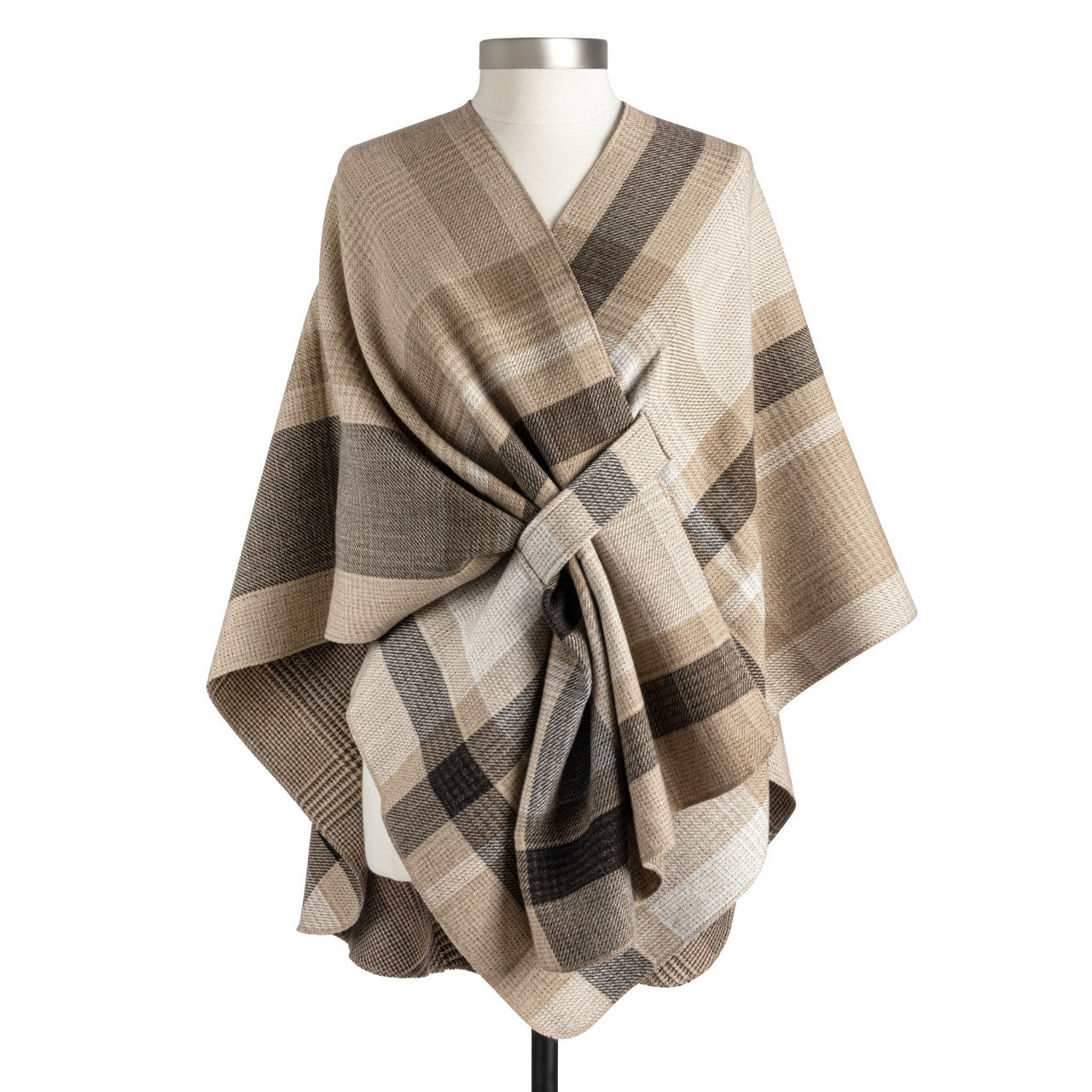 Plaid Reversible Wrap