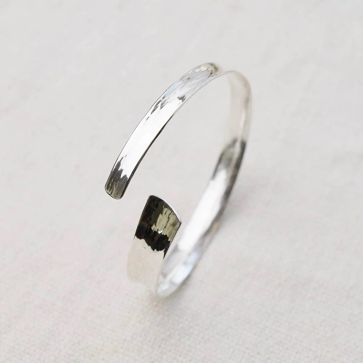 Asymmetrical Hammered  Bangle