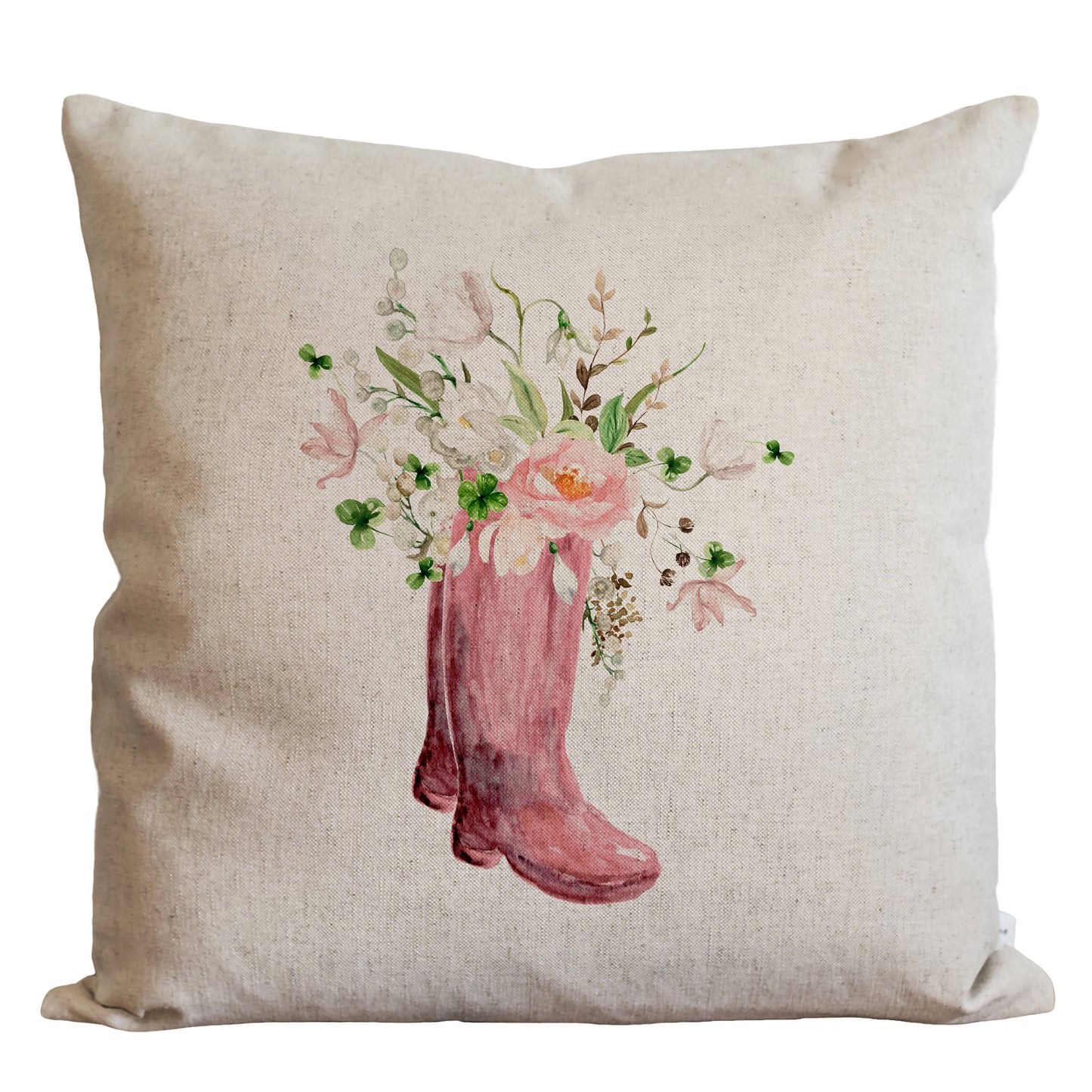 Spring Boots Pillow Cover