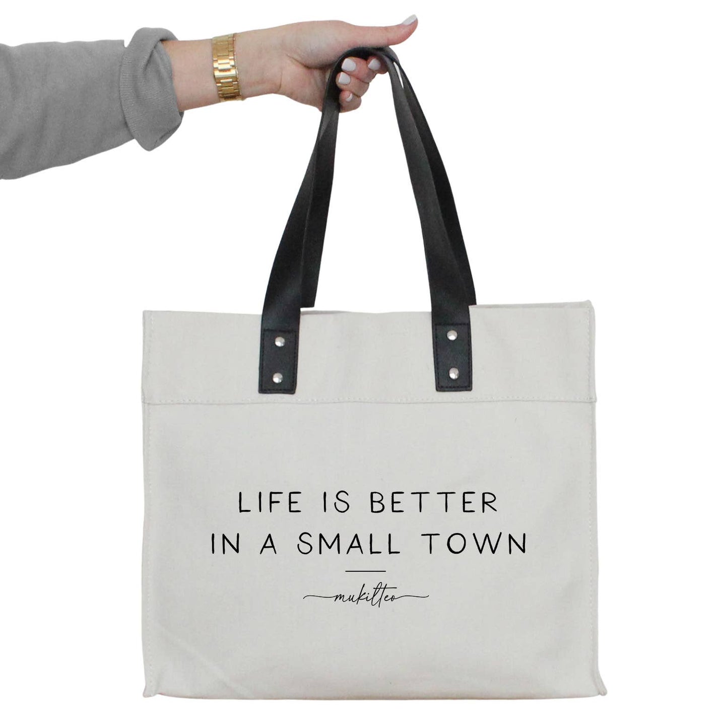 Better In A Small Town Custom Market Tote