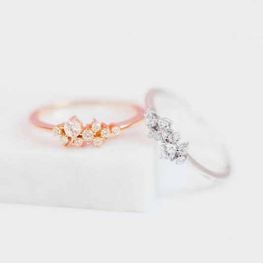 Sparkling Cubic Zirconia Fizz Ring