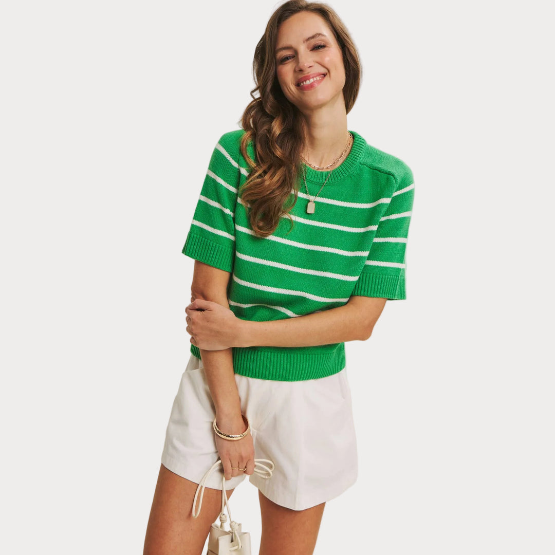 Essential Stripe Raglan Sweater