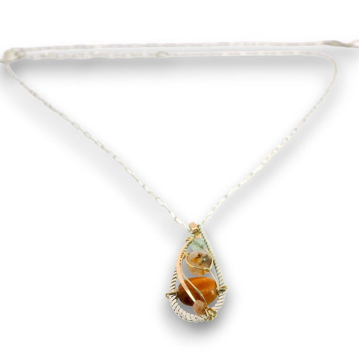 Jupiter Jasper Mini Drop Pendant Necklace