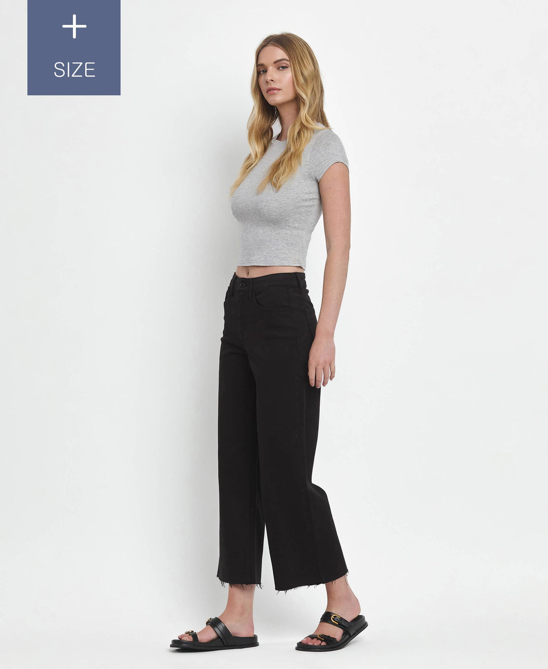 Olivia Wide Leg Jeans | Plus