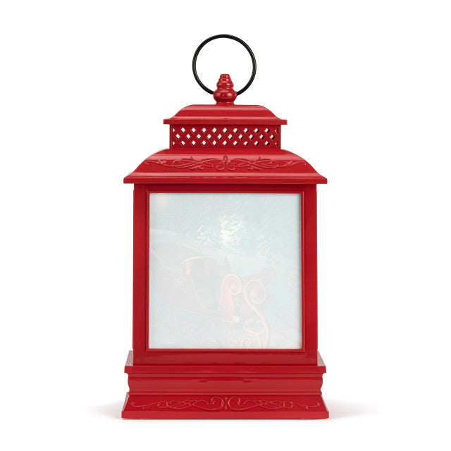 Lit Musical Here Comes Santa Claus Lantern