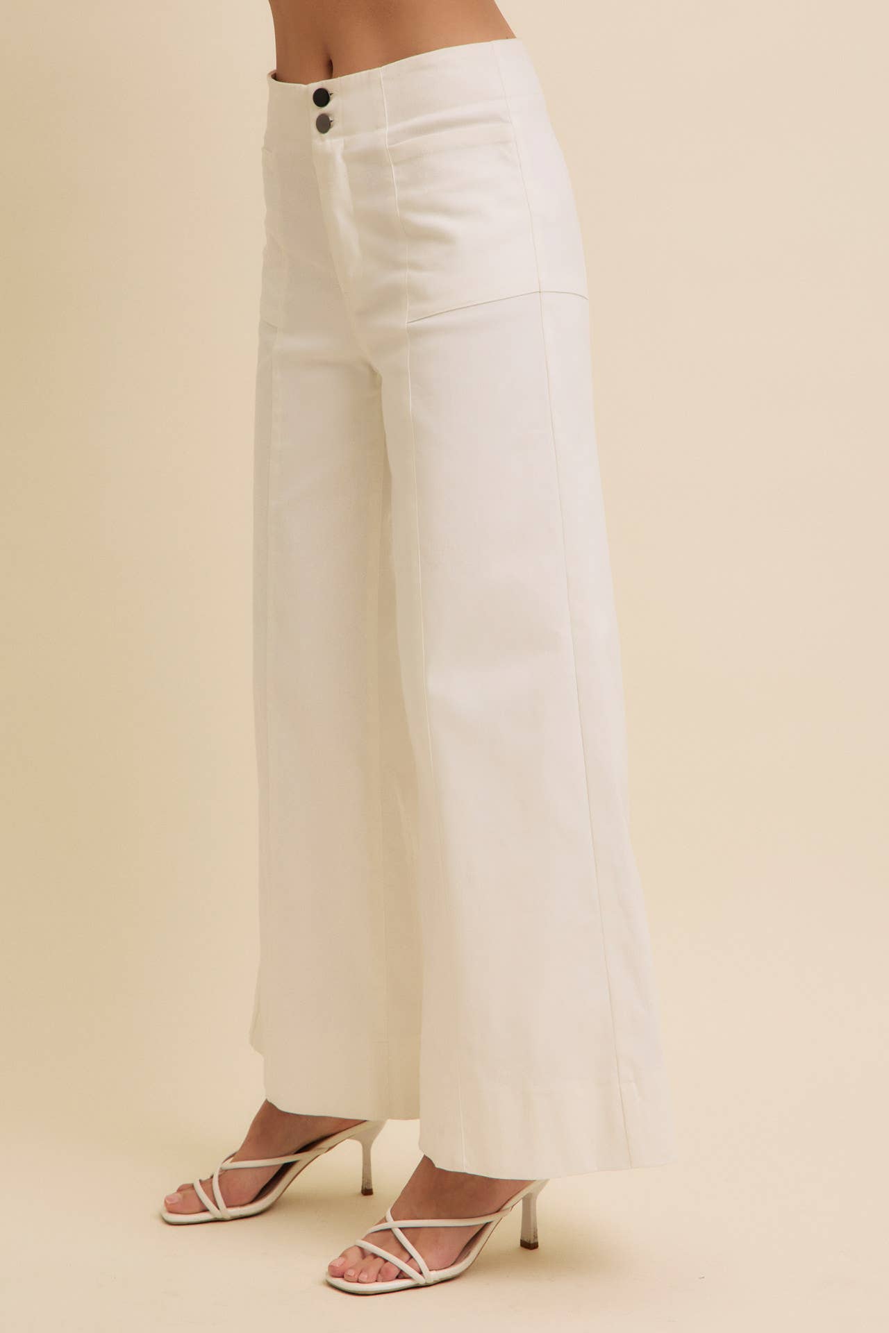 FLATTERING WIDE LEG FULL-LENGTH STRETCHY PANTS