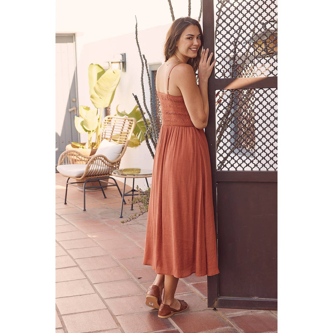 Smocked Ruffle Top Dress