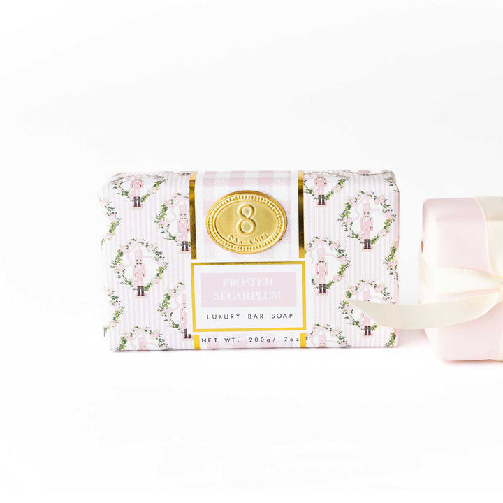 Frosted Sugarplum Wrapped Bar Soap, 7oz