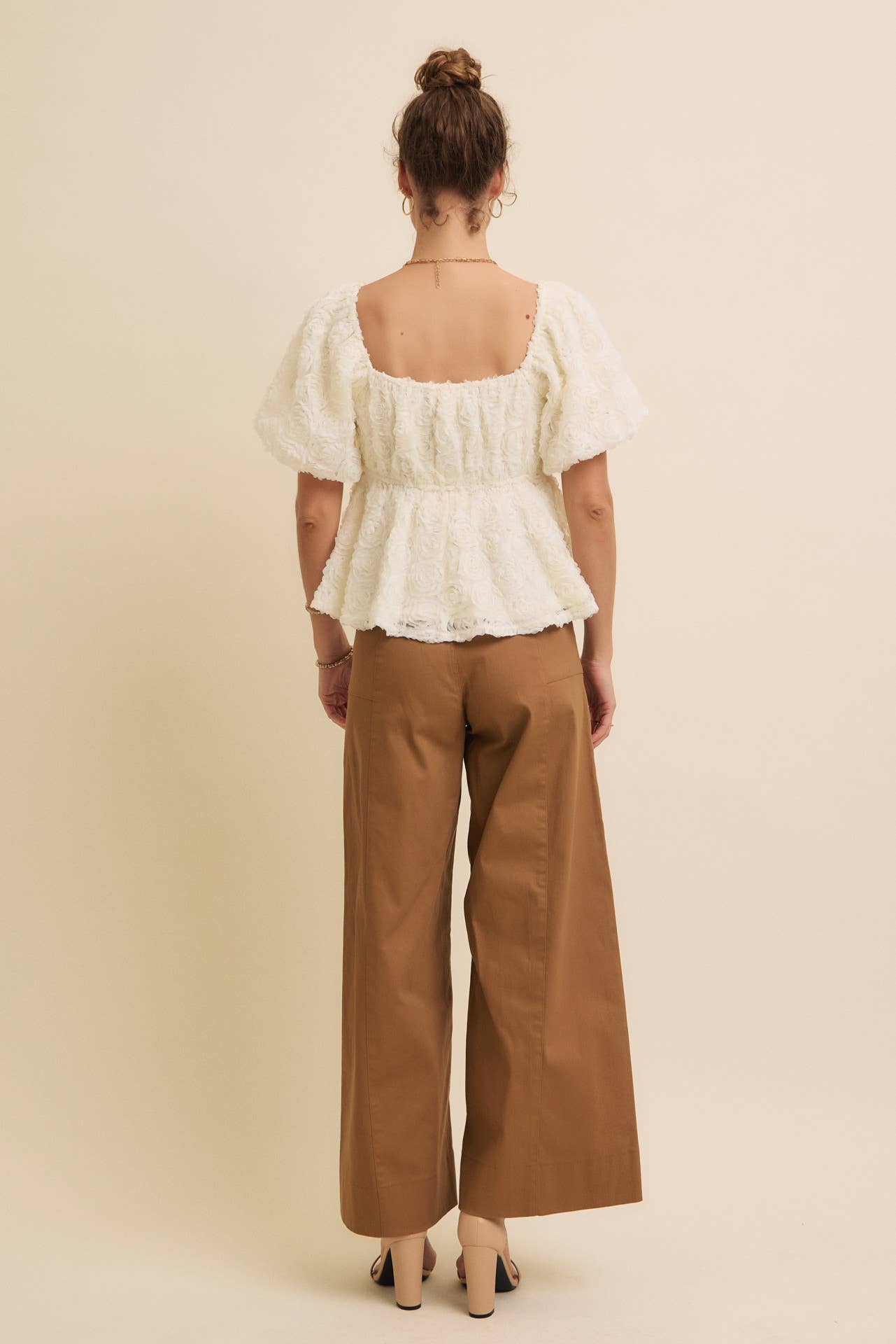 FLATTERING WIDE LEG FULL-LENGTH STRETCHY PANTS