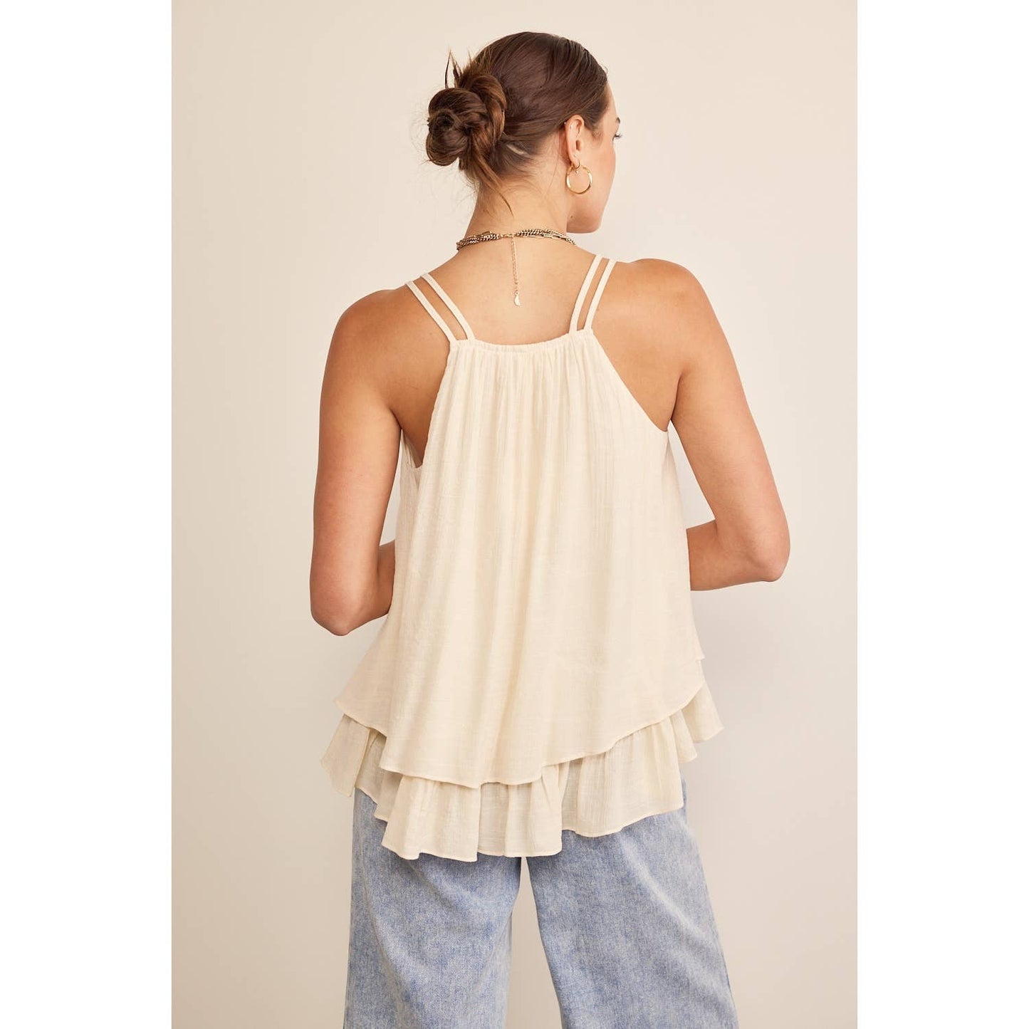 Tank w/ Double Ruffle