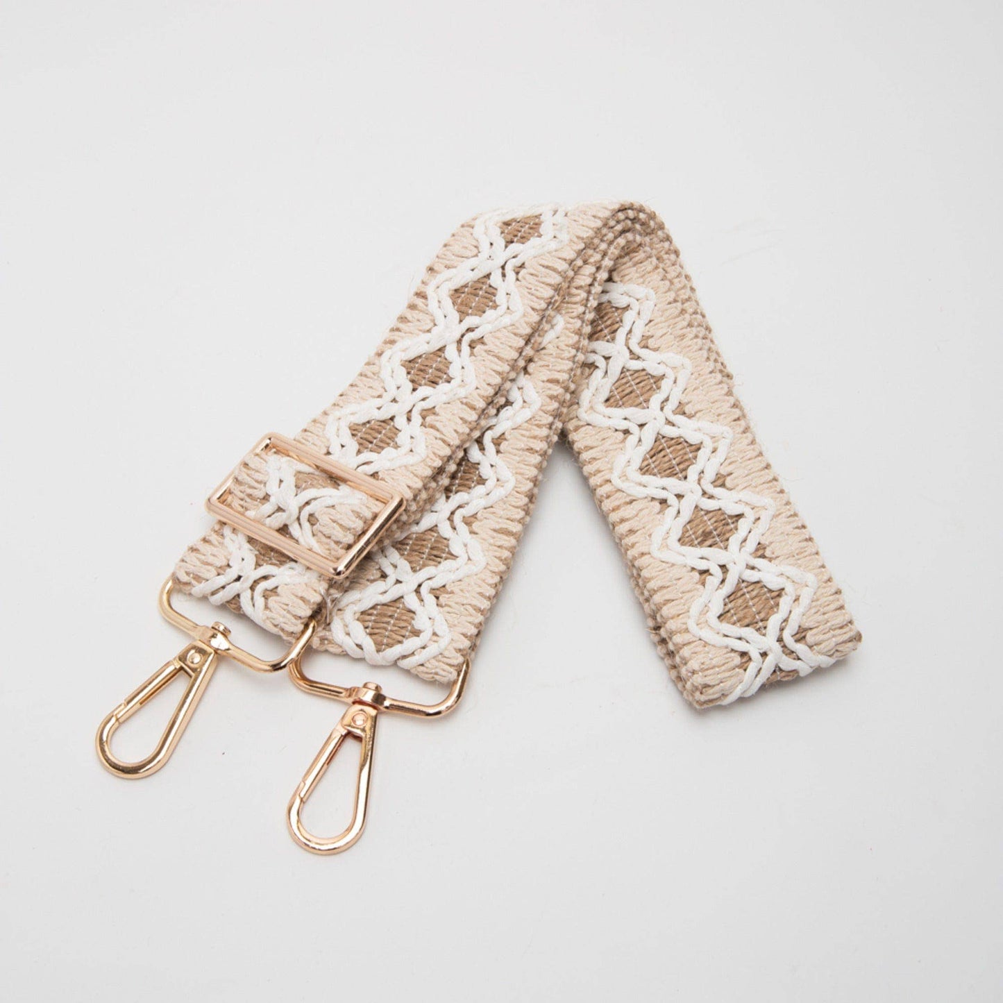 Wave Pattern Straw Guitar Strap