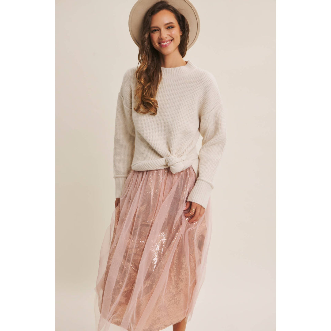 Recycled Blend Knit Sweater – Sustainable Cozy Style