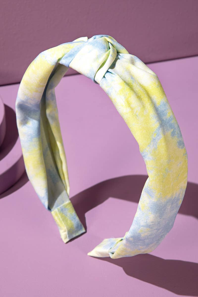 Knotted Tie Dye Print Headband