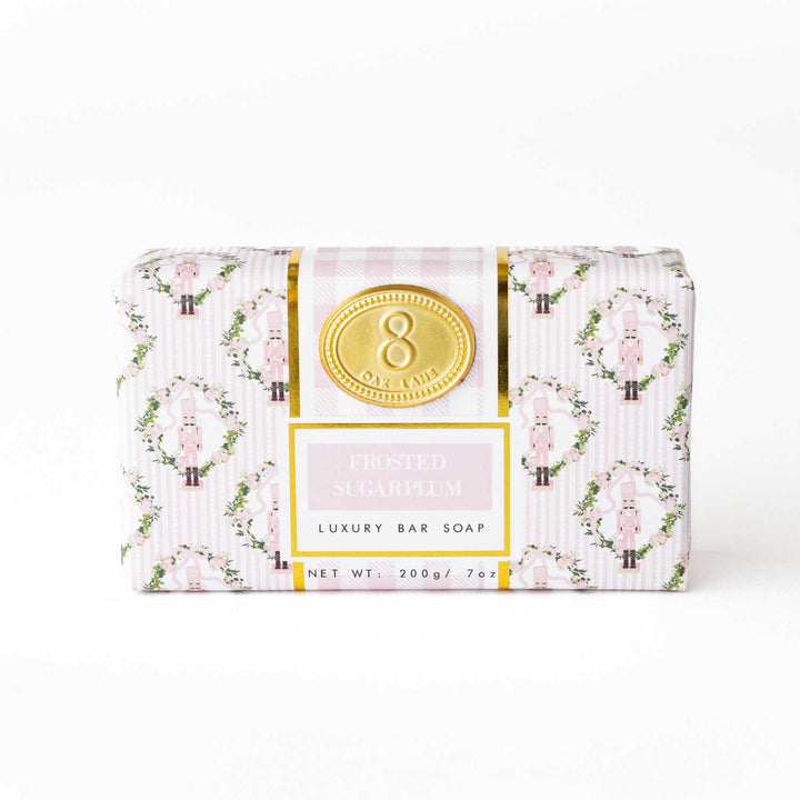 Frosted Sugarplum Wrapped Bar Soap, 7oz