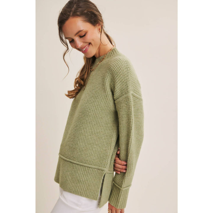 Recycled Blend Knit Sweater – Sustainable Cozy Style