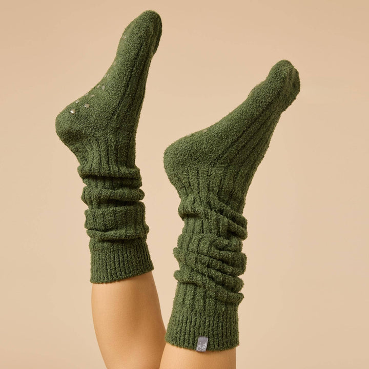 Slouchy Marshmallow Socks with Grippers