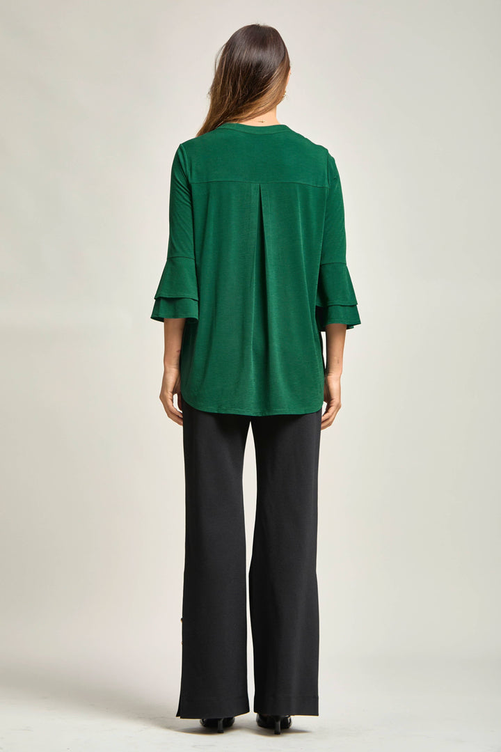 Lizzy Bell Sleeve Top | V-Neck Tunic Blouse