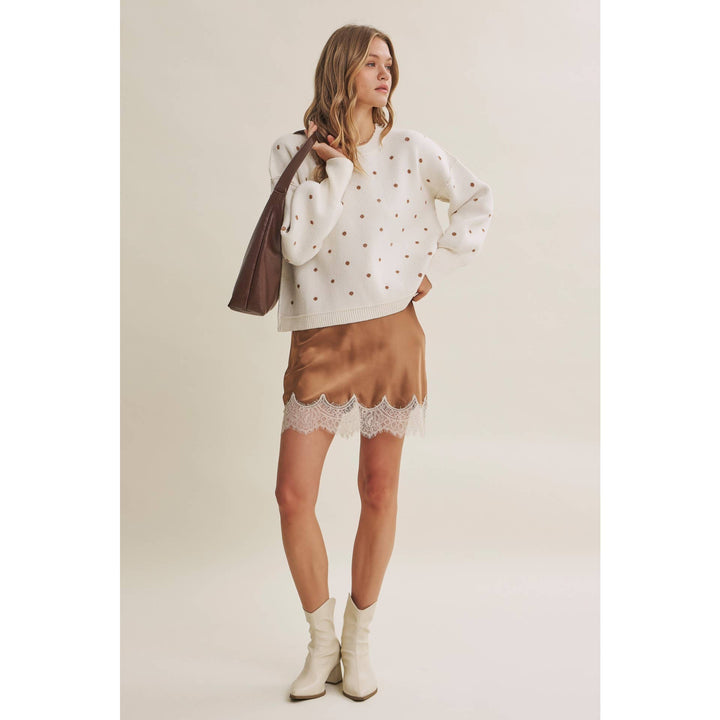 The Margot Polka Dot Sweater
