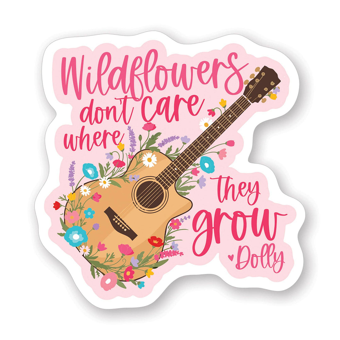 Wildflowers Guitar - Stickers