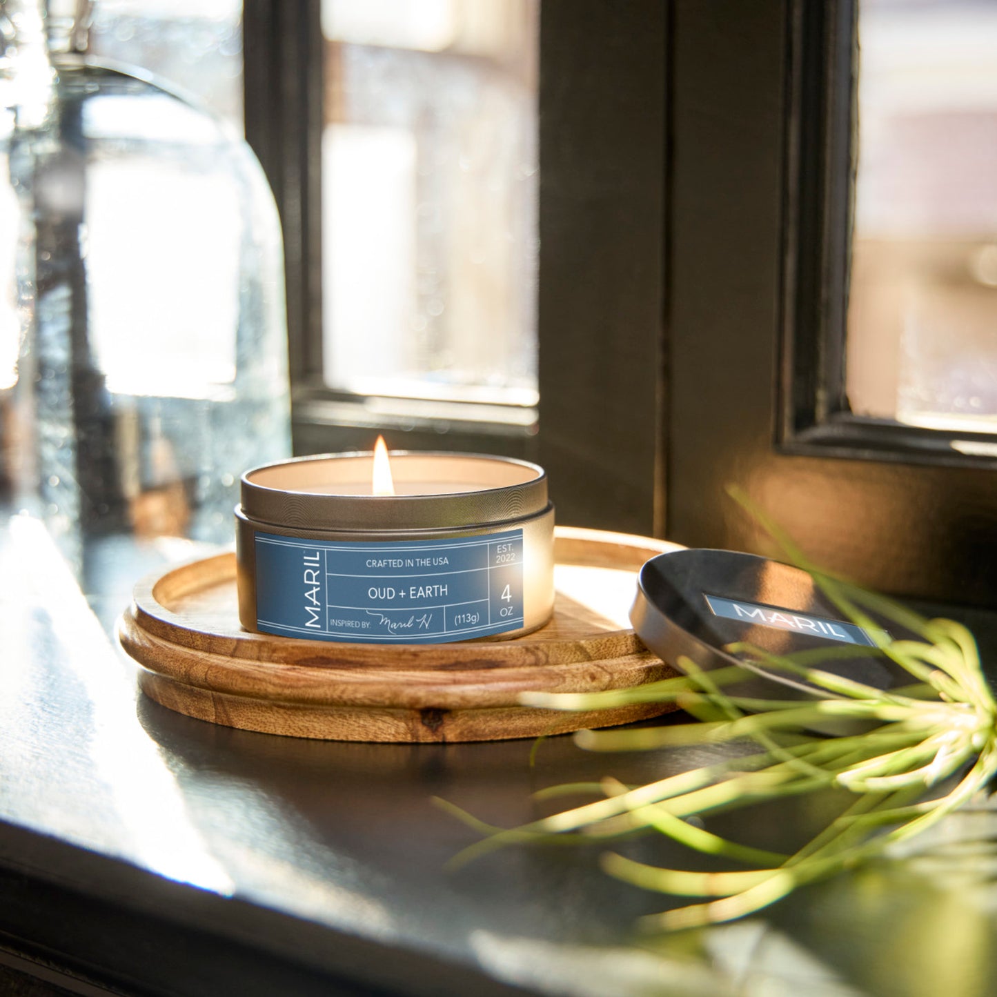 Oud + Earth 4 oz. Travel Candle