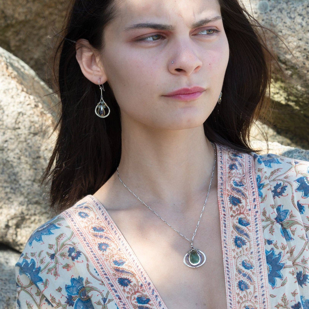 Thistle Flower Necklace 83260N