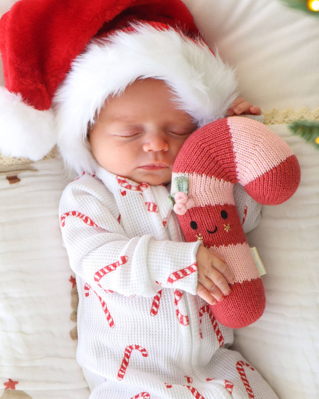 Baby candy cane (blush stripe)