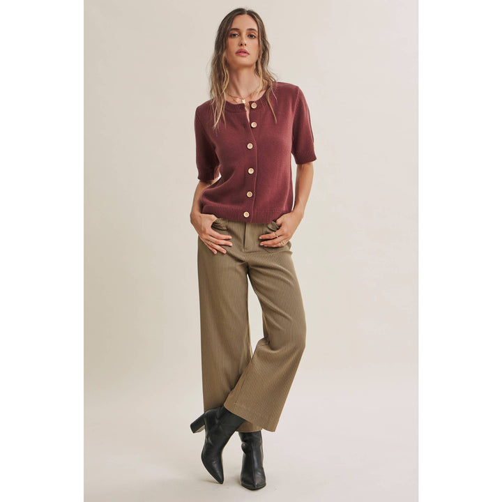 The Avery Pinstripe Ankle Pants
