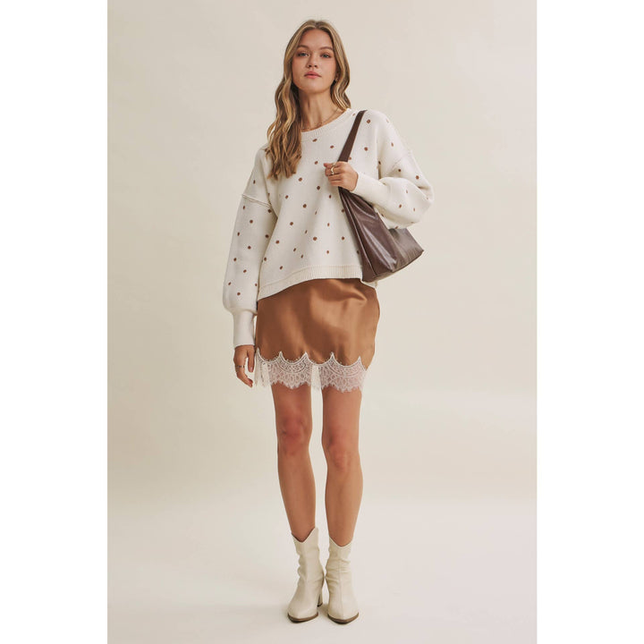 The Margot Polka Dot Sweater