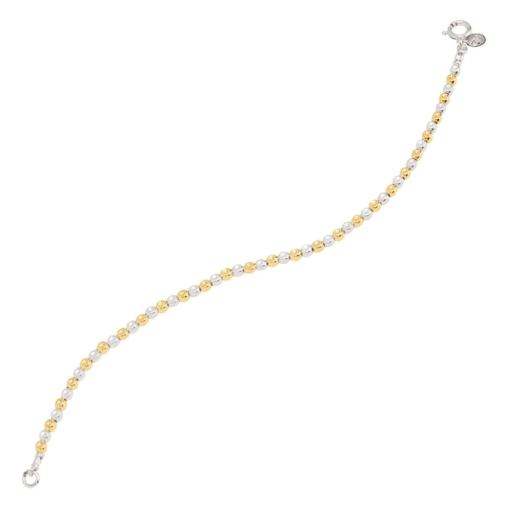 'Lula' Beaded Bracelet in Sterling Silver